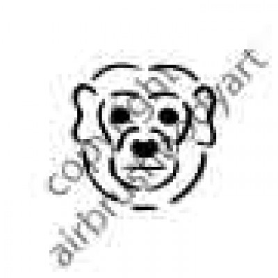 0245 monkey face reusable stencil